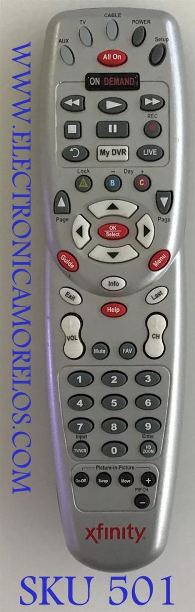 CONTROL REMOTO NUEVO  XFINITY UNIVERSAL / 1067CBC4-0001-R / C133103 / 1067CBC4-0004-R / C135203
